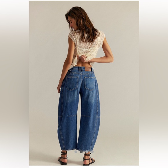 We The Free Crvy Venus High Rise Barrel Jeans - Picture 2 of 10